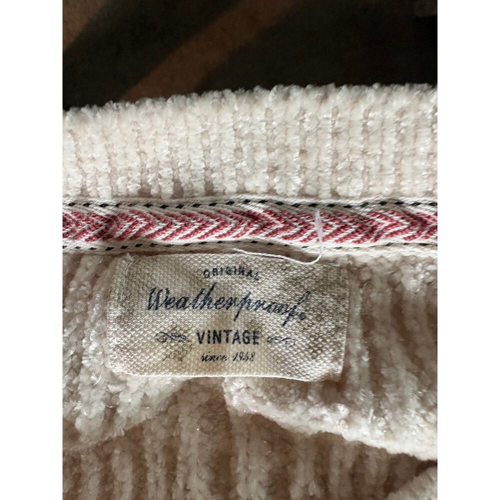 Weatherproof Vintage Metallic Sparkle Cream Cable Knit Sweater XXL - Picture 6 of 6